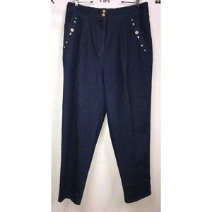 Bonjour High Waist VTG Jeans Embellished Size 20